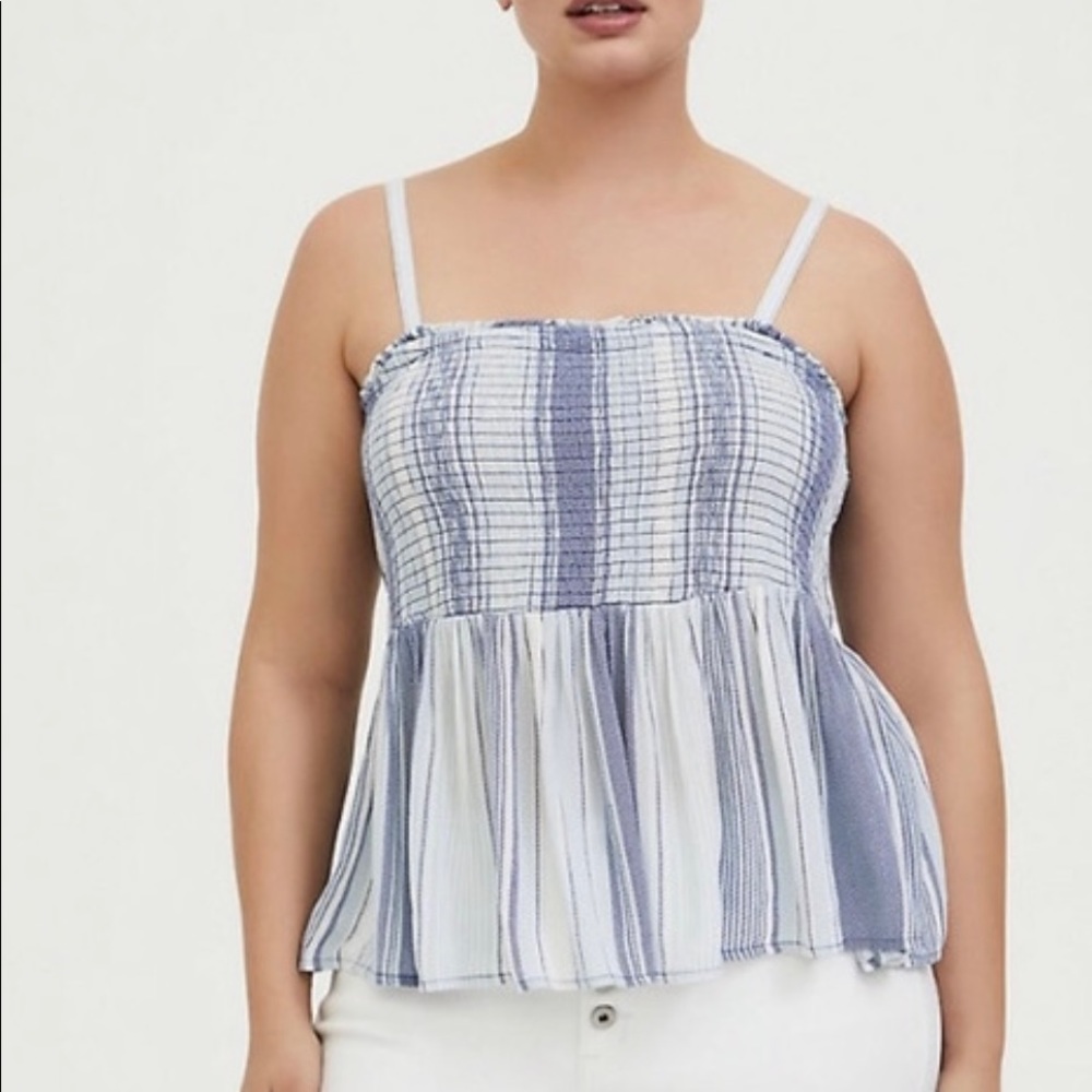 Torrid Smocked Top